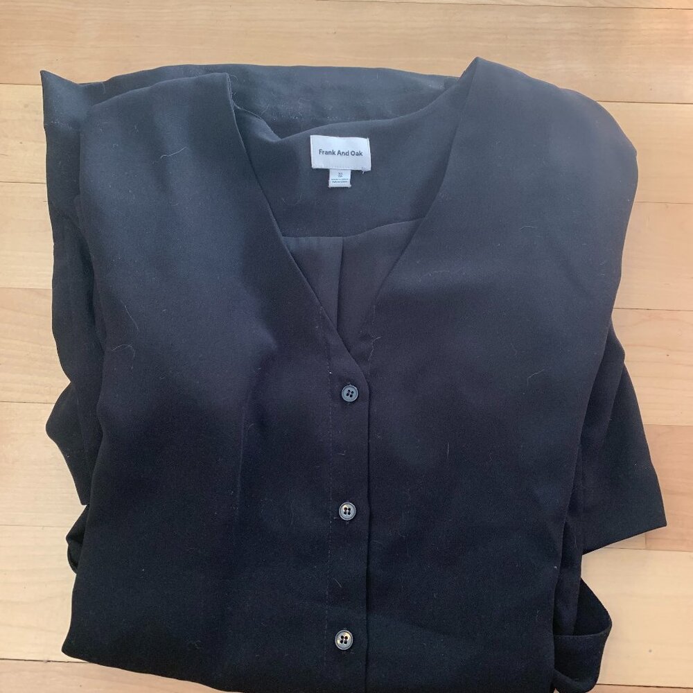Frank & Oak Black Dress